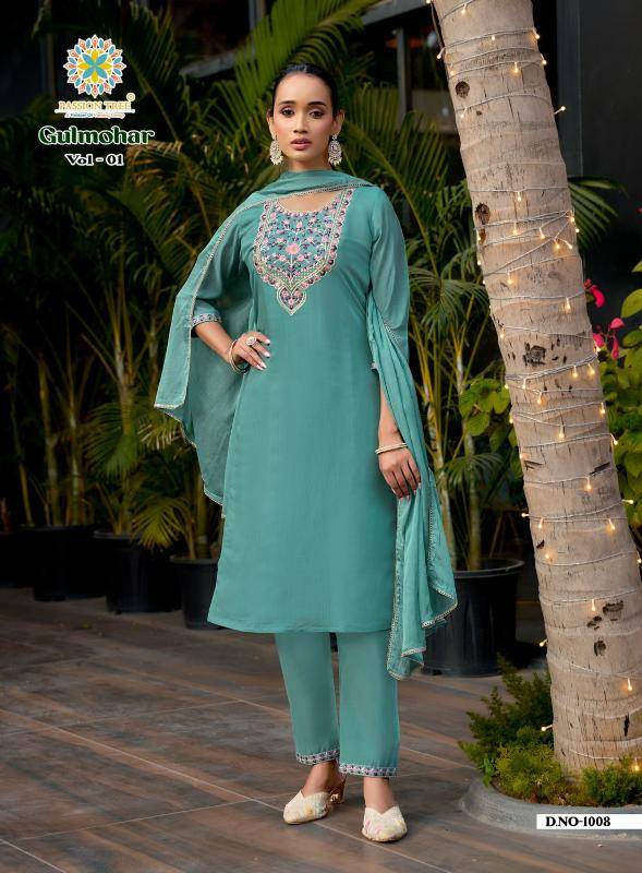 Passion tree gulmohar vol-1 Kurti dress material wholesale